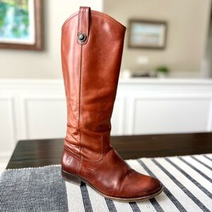 Frye Melissa Boots in Cognac